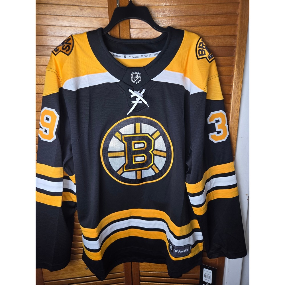 Boston Bruins Morgan Geekie Fanatics Breakaway Home Jersey Mens XL